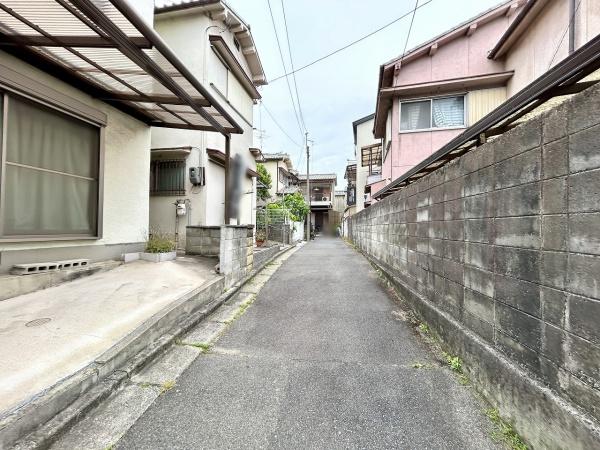 堺市中区深井中町　売土地 現地写真（前面道路含む現地写真）