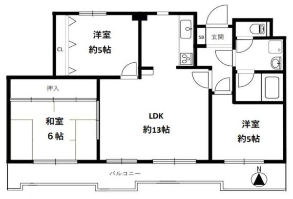 阪神住建グランドヴィラ淀川A棟 間取図・土地図