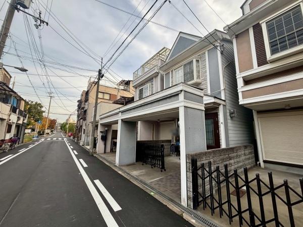 大阪市住吉区遠里小野7丁目　中古戸建 現地写真（前面道路含む現地写真）