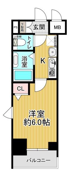 エステムコート難波センチュリオ 間取図・土地図