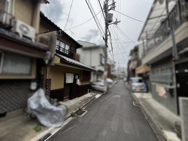 京都市中京区西ノ京星池町　中古戸建 現地写真（前面道路含む現地写真）