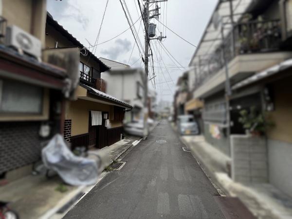 京都市中京区西ノ京星池町　中古戸建 現地写真（前面道路含む現地写真）