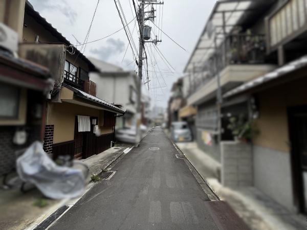 京都市中京区西ノ京星池町　中古戸建 現地写真（前面道路含む現地写真）