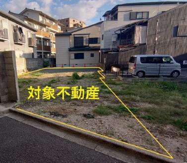 京都市東山区小島町　建築条件付売土地 間取図・土地図