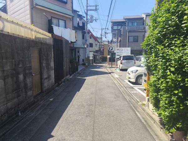 京都市東山区小島町　建築条件付売土地 現地写真（前面道路含む現地写真）