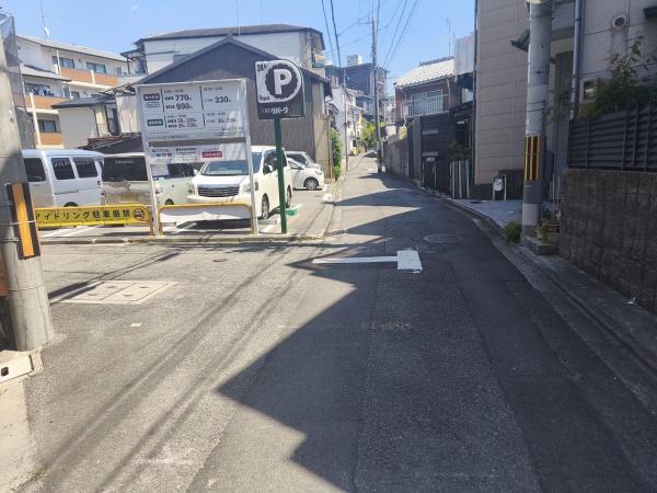 京都市東山区小島町　建築条件付売土地 現地写真（前面道路含む現地写真）