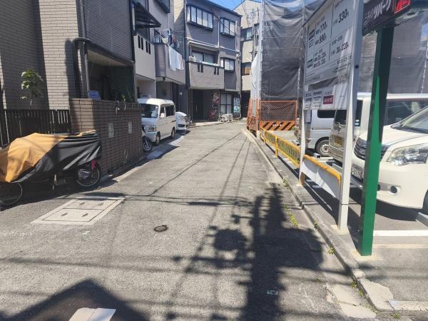 京都市東山区小島町　建築条件付売土地 現地写真（前面道路含む現地写真）