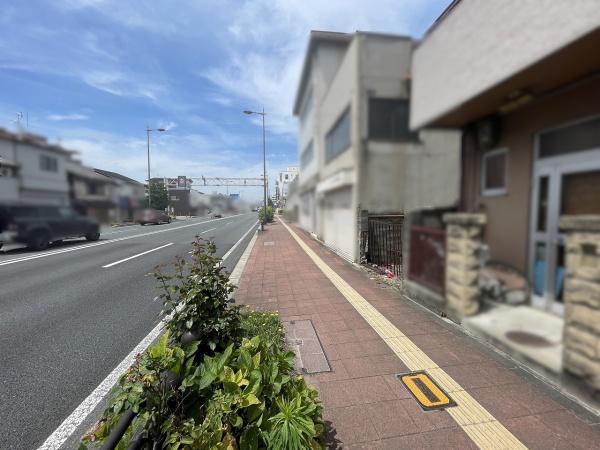 京都市南区上鳥羽菅田町　建築条件無売土地 現地写真（前面道路含む現地写真）