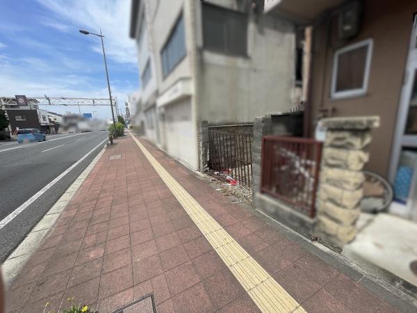 京都市南区上鳥羽菅田町　建築条件無売土地 現地写真（前面道路含む現地写真）