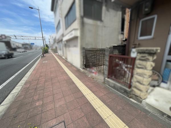 京都市南区上鳥羽菅田町　建築条件無売土地 現地写真（前面道路含む現地写真）