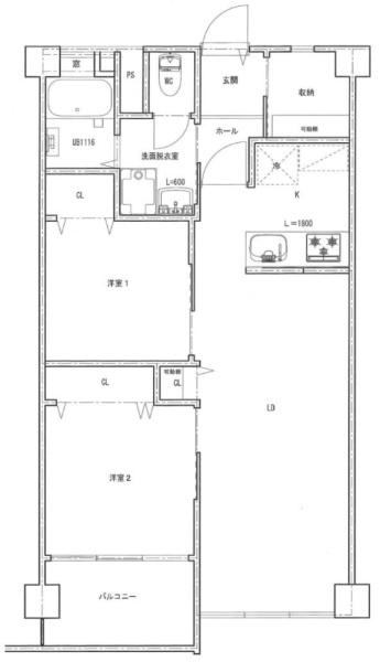 塚本北コーポ 間取図・土地図
