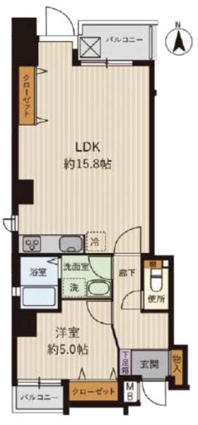 グランド・シーズ心斎橋 間取図・土地図