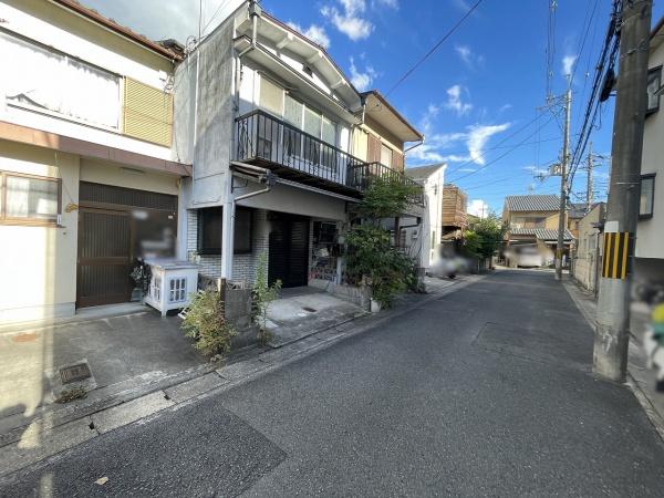 京都市右京区太秦堀池町　中古テラスハウス 現地写真（前面道路含む現地写真）