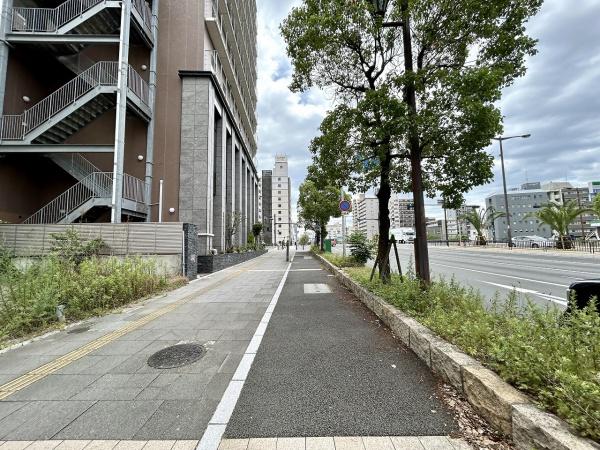 堺市堺区竜神橋町1丁　売土地 現地写真（前面道路含む現地写真）