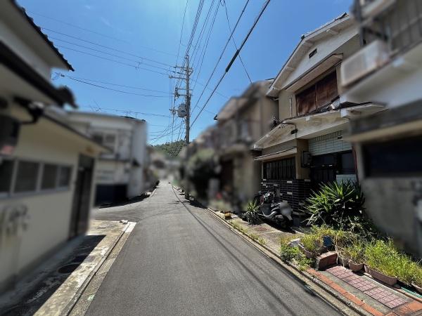 京都市北区鷹峯藤林町　中古戸建 現地写真（前面道路含む現地写真）