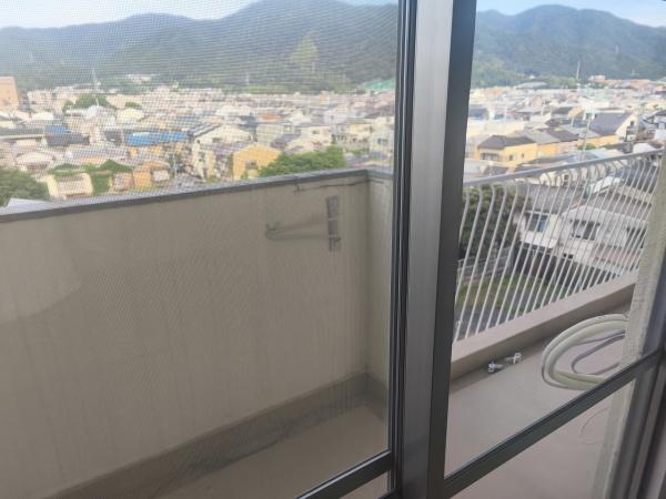 山科ハイツ 現地写真（バルコニー）