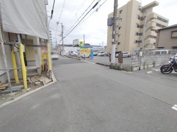 大阪市城東区鴫野西5丁目　新築戸建 現地写真（前面道路含む現地写真）