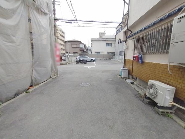 大阪市城東区鴫野西5丁目　新築戸建 現地写真（前面道路含む現地写真）
