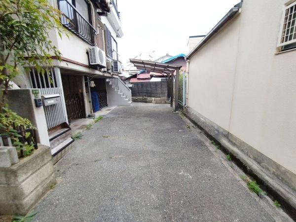 大阪市東淀川区菅原2丁目　中古戸建 現地写真（前面道路含む現地写真）