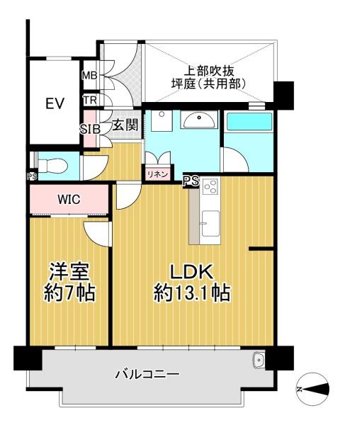 シャリエ聖護院西町 間取図・土地図