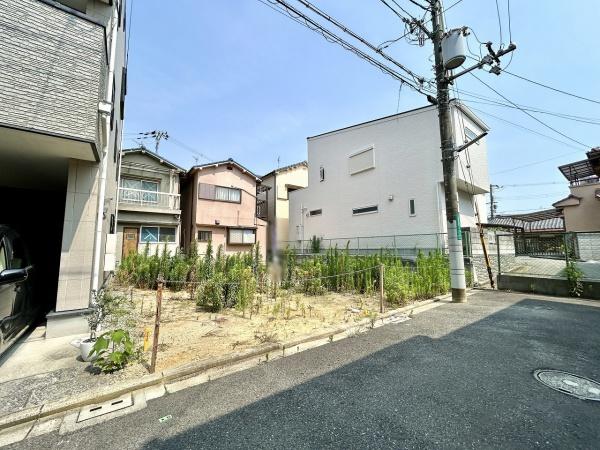 堺市東区日置荘西町7丁　売土地 現地写真（前面道路含む現地写真）