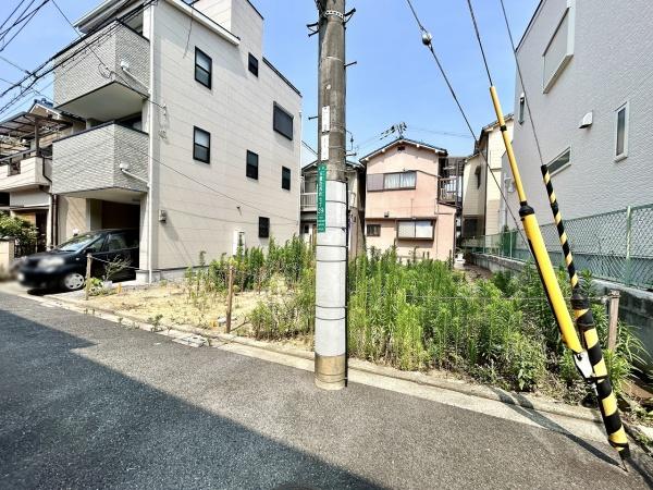 堺市東区日置荘西町7丁　売土地 現地写真（前面道路含む現地写真）