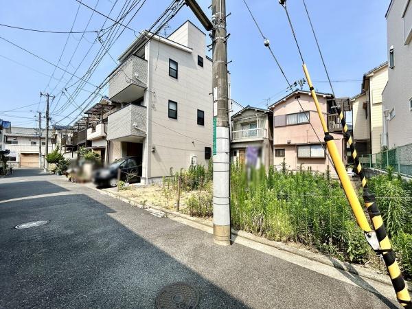 堺市東区日置荘西町7丁　売土地 現地写真（前面道路含む現地写真）