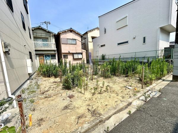堺市東区日置荘西町7丁　売土地 現地写真（前面道路含む現地写真）