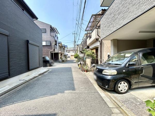 堺市東区日置荘西町7丁　売土地 現地写真（前面道路含む現地写真）