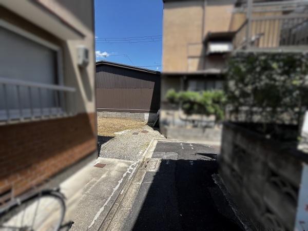 京都市上京区紙屋川町　建築条件無売土地 現地写真（前面道路含む現地写真）