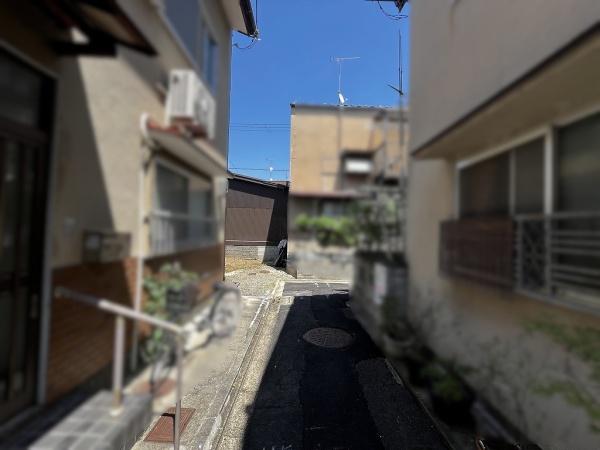 京都市上京区紙屋川町　建築条件無売土地 現地写真（前面道路含む現地写真）