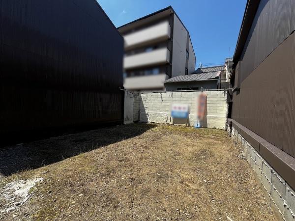 京都市上京区紙屋川町　建築条件無売土地 現地写真