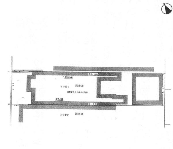 堺市堺区四条通　売土地 間取図・土地図