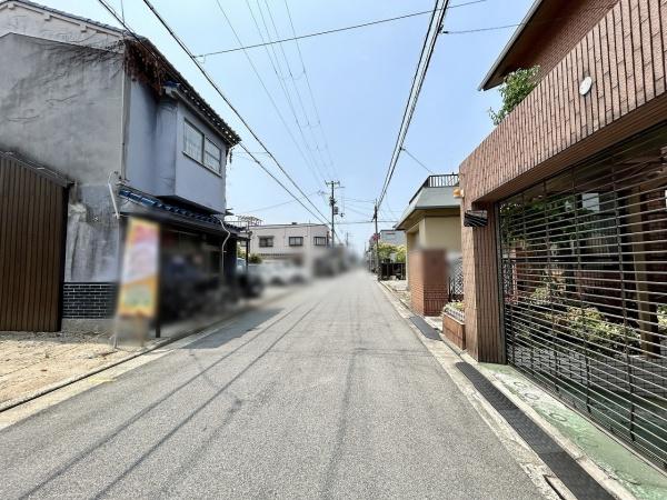 堺市堺区四条通　売土地 現地写真（前面道路含む現地写真）