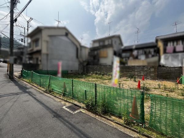 京都市北区鷹峯藤林町　建築条件無売土地 現地写真