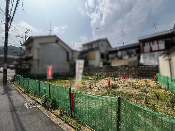 京都市北区鷹峯藤林町　建築条件無売土地 現地写真