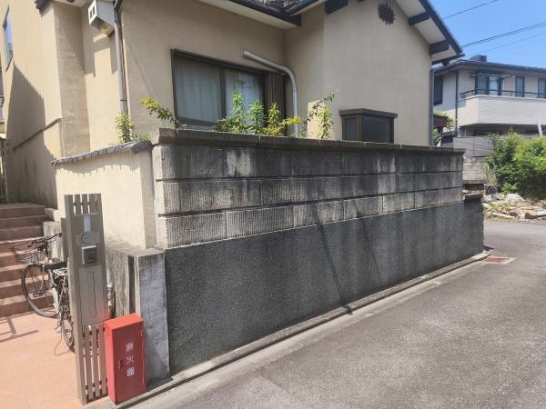 京都市右京区花園岡ノ本町　古家付売土地 現地写真
