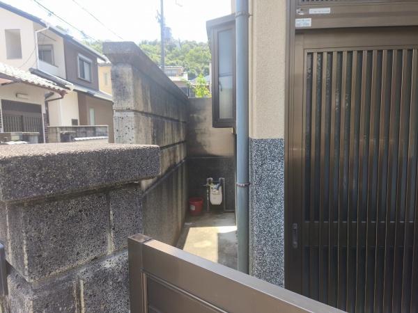 京都市右京区花園岡ノ本町　古家付売土地 現地写真