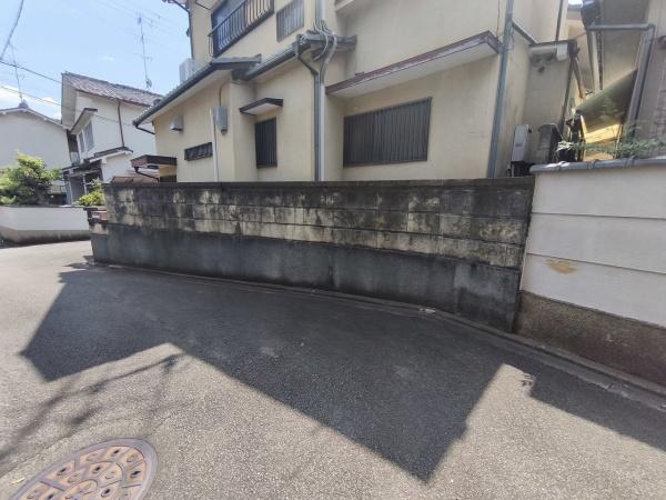 京都市右京区花園岡ノ本町　古家付売土地 現地写真