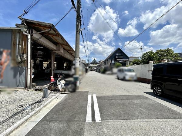 堺市堺区宿屋町東3丁　売土地 現地写真（前面道路含む現地写真）