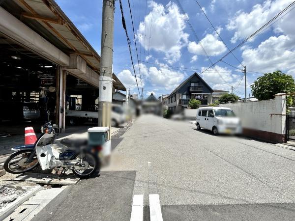 堺市堺区宿屋町東3丁　売土地 現地写真（前面道路含む現地写真）