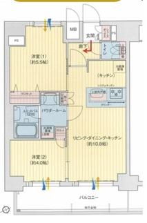 プレサンス海老江ジャルダン 間取図・土地図