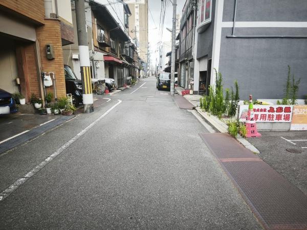 京都市下京区天使突抜４丁目　建築条件無売土地 現地写真（前面道路含む現地写真）