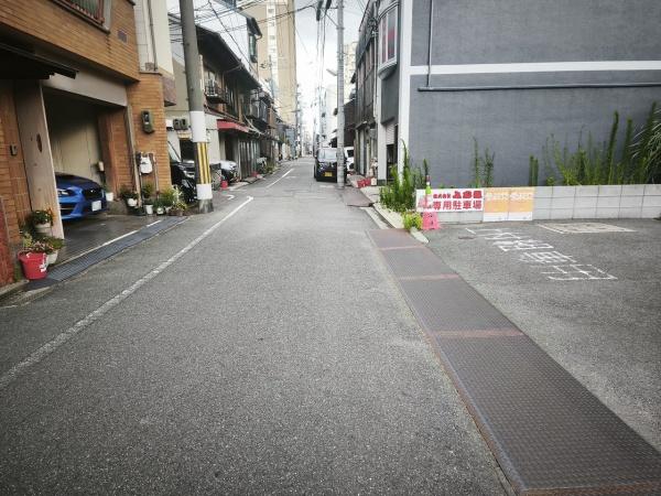 京都市下京区天使突抜４丁目　建築条件無売土地 現地写真（前面道路含む現地写真）