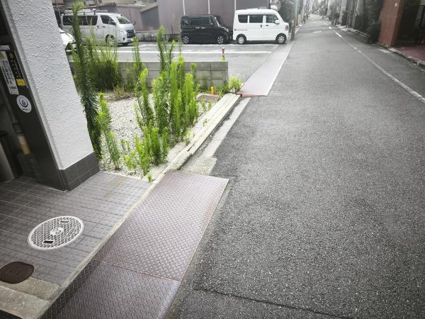 京都市下京区天使突抜４丁目　建築条件無売土地 現地写真（前面道路含む現地写真）