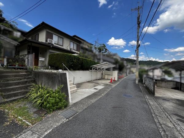 京都市左京区静市市原町　中古戸建 現地写真（前面道路含む現地写真）