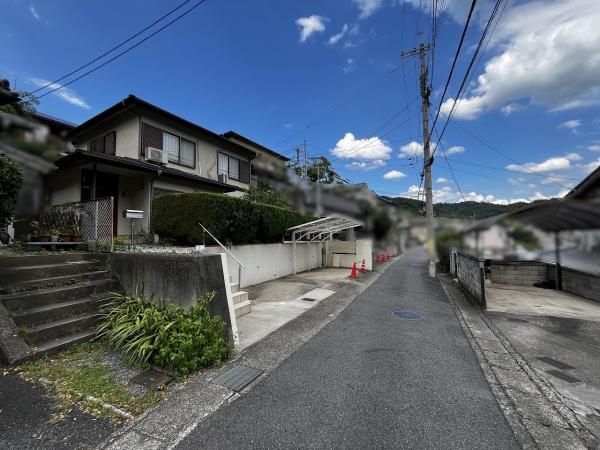京都市左京区静市市原町　中古戸建 現地写真（前面道路含む現地写真）