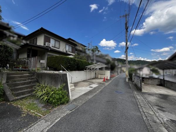 京都市左京区静市市原町　中古戸建 現地写真（前面道路含む現地写真）
