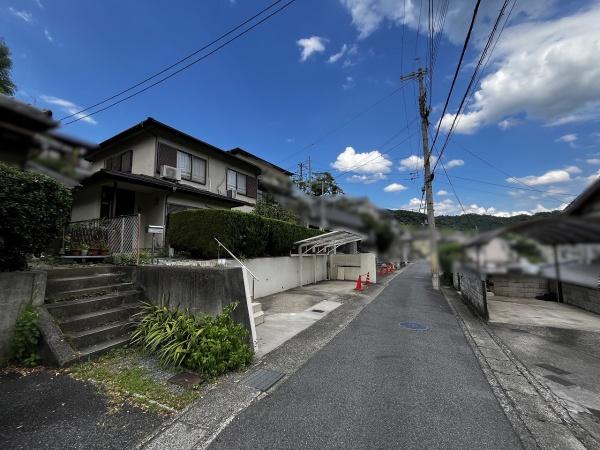 京都市左京区静市市原町　中古戸建 現地写真（前面道路含む現地写真）