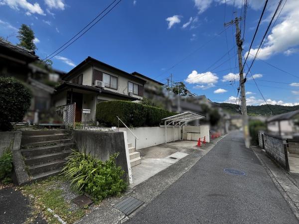 京都市左京区静市市原町　中古戸建 現地写真（前面道路含む現地写真）